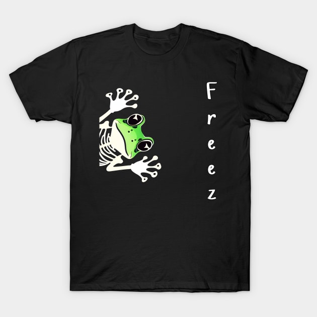 Freez, Sneaking frog T-Shirt by Assia Art